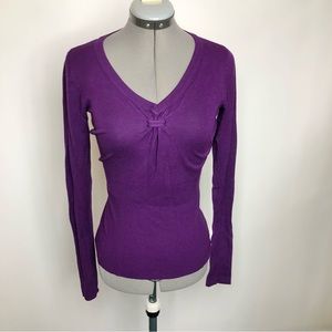 Ricki’s Women’s Lightweight Long Sleeve V-Neck Knit Sweater